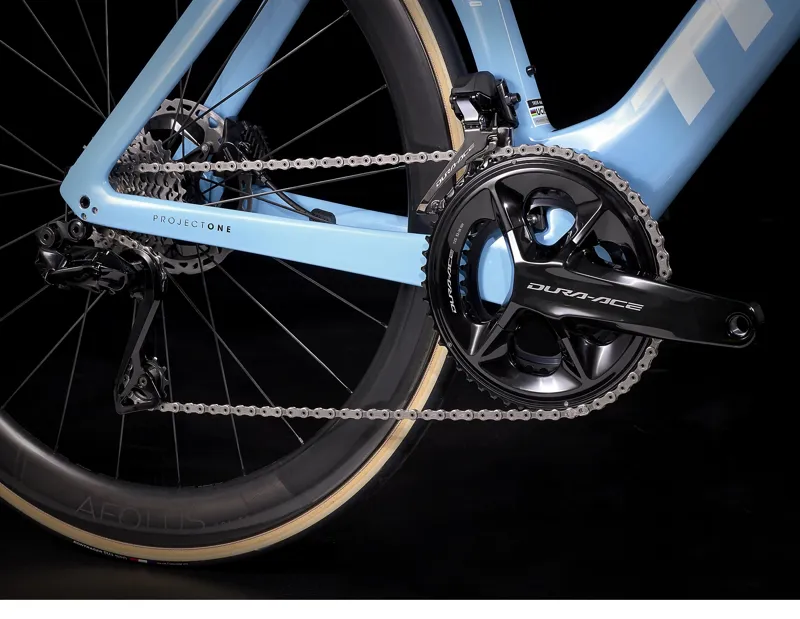 Trek Madone SLR 9 Road Race Bike in Azure Blue-2